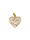 Yellow gold heart pendant AGS01-42