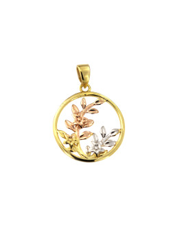Yellow gold pendant AGT03-04