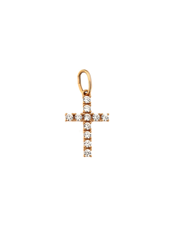 Rose gold cross pendant ARK04-18