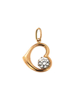 Rose gold heart pendant ARS02-32