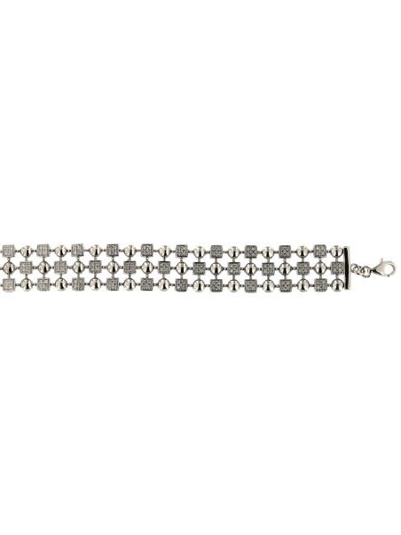 White gold bracelet with diamonds EBBR01-01