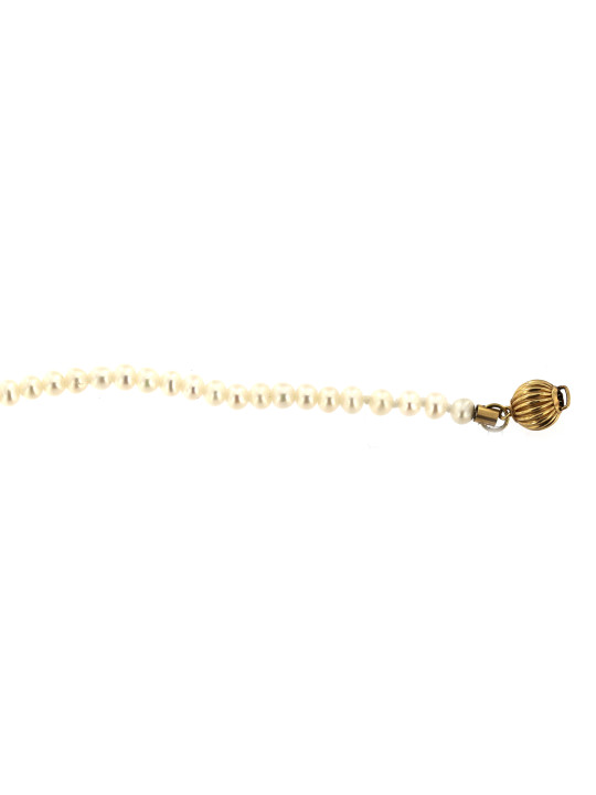 Yellow gold pearl bracelet EGZPRL01-02
