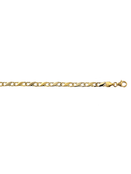 Yellow gold bracelet EGZST01-01-3.25MM