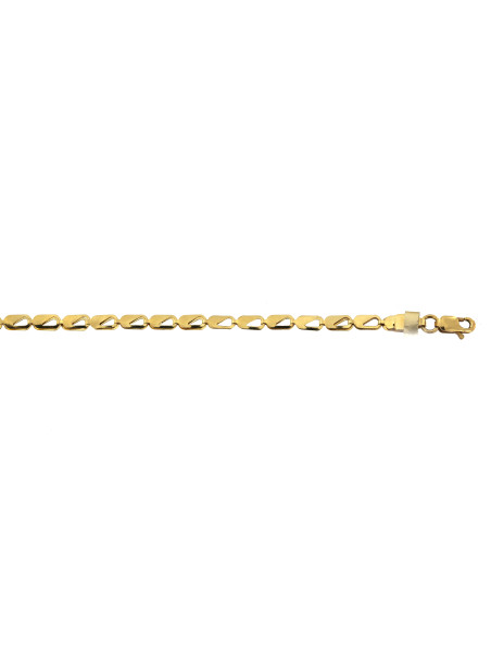 Yellow gold bracelet EGZST04-01-3.00MM