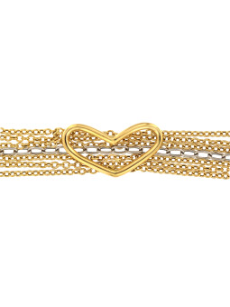 Yellow gold bracelet EGZST08-03