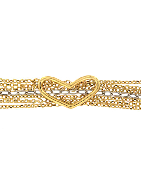 Yellow gold bracelet EGZST08-03