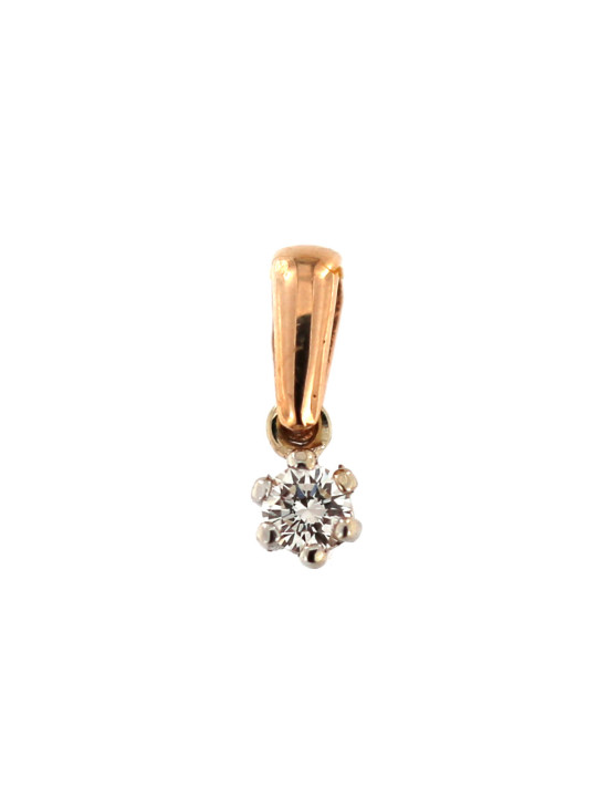 Rose gold pendant w/ diamond ARBR04-04