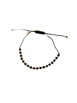 Black string bracelet ES01-J-02