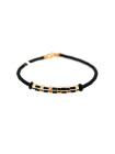 Black string bracelet ES02-02