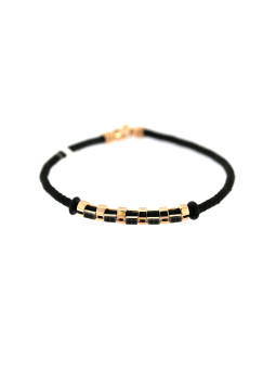 Black string bracelet ES02-02