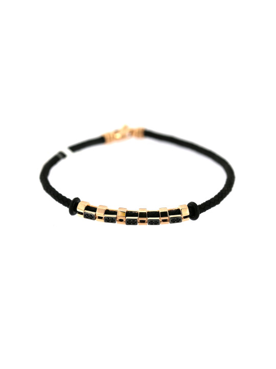 Black string bracelet ES02-02