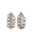 White gold zirconia earrings BBA02-02-03