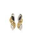 White gold zirconia earrings BBA02-05-01