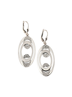 White gold drop earrings BBA03-02-02