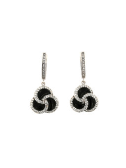 White gold drop earrings BBA03-05-01