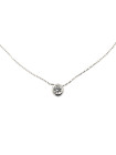 White gold pendant necklace CPB03-01 