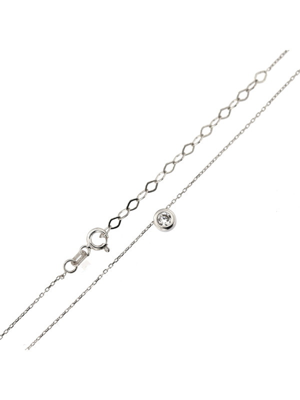 White gold pendant necklace CPB03-01