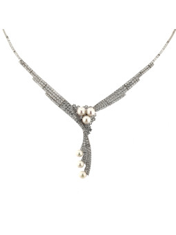 White gold pendant necklace CPB07-02