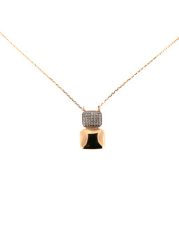 Rose gold pendant necklace CPR04-03