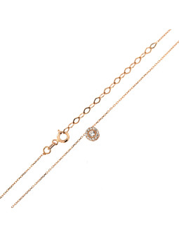 Rose gold pendant necklace CPR07-03