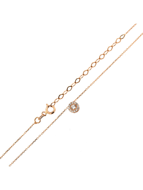 Rose gold pendant necklace CPR07-03