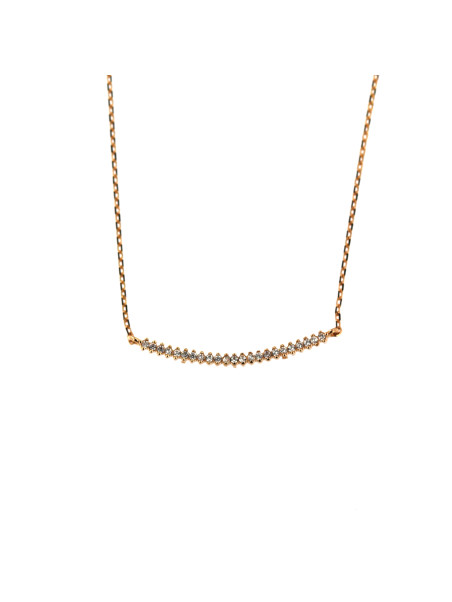 Rose gold pendant necklace CPR28-02