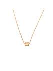 Rose gold pendant necklace CPR30-01