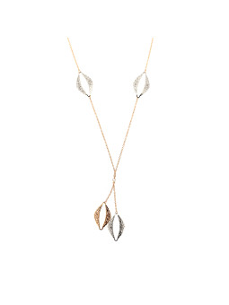 Rose gold pendant necklace CPR30-02