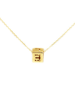 Yellow gold pendant necklace CPG01-02