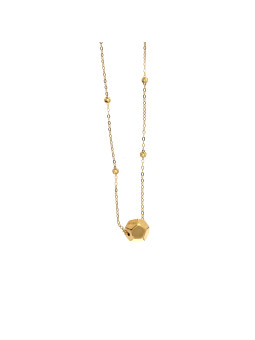 Yellow gold pendant necklace CPG02-04