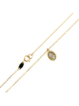 Yellow gold pendant necklace CPG02-05