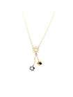 Yellow gold pendant necklace CPG05-03 