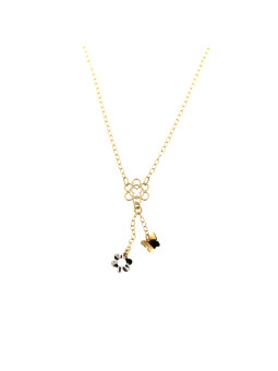 Yellow gold pendant necklace CPG05-03