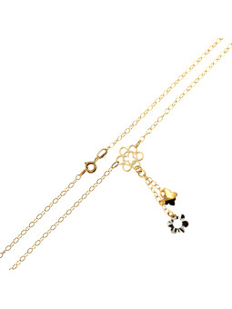 Yellow gold pendant necklace CPG05-03