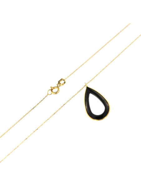 Yellow gold pendant necklace CPG06-03
