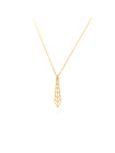 Yellow gold pendant necklace CPG08-01