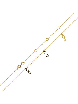 Yellow gold pendant necklace CPG10-02-1