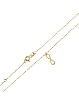 Yellow gold pendant necklace CPG10-03
