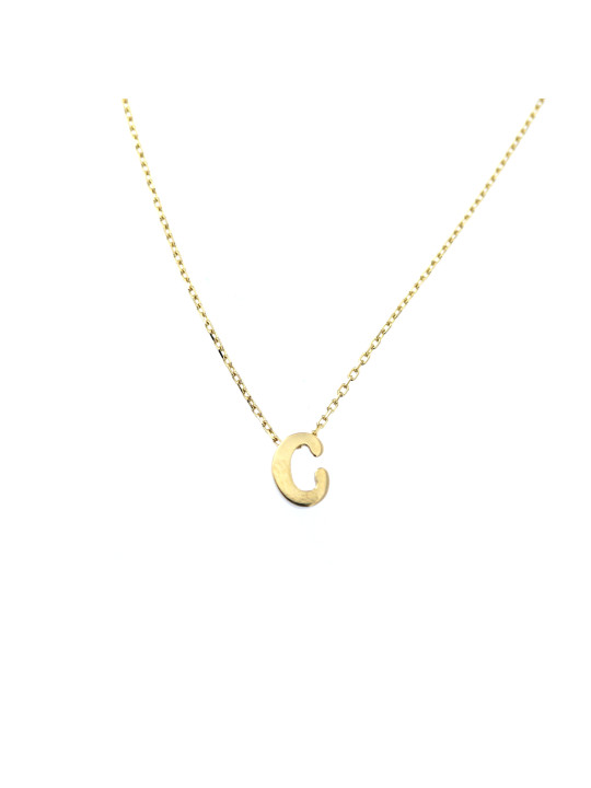 Yellow gold pendant necklace CPG12-C-01