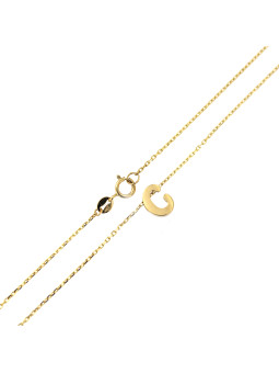 Yellow gold pendant necklace CPG12-C-01