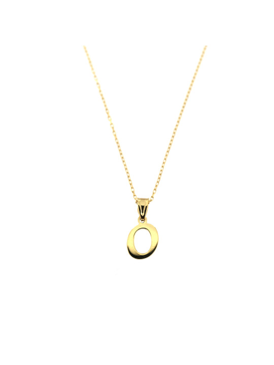 Yellow gold pendant necklace CPG12-O-01