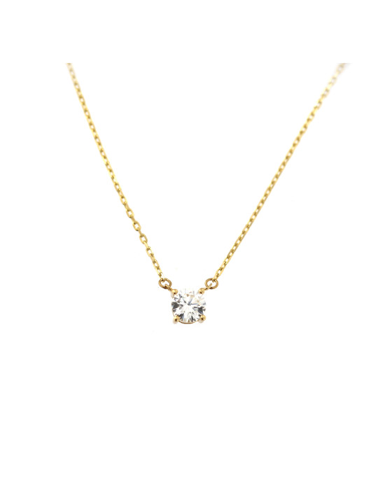 Yellow gold pendant necklace CPG13-03