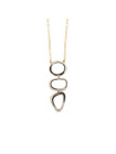 Yellow gold pendant necklace CPG14-01