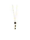 Yellow gold pendant necklace CPG14-03