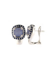 White gold sapphire earrings BBBR02-03-02