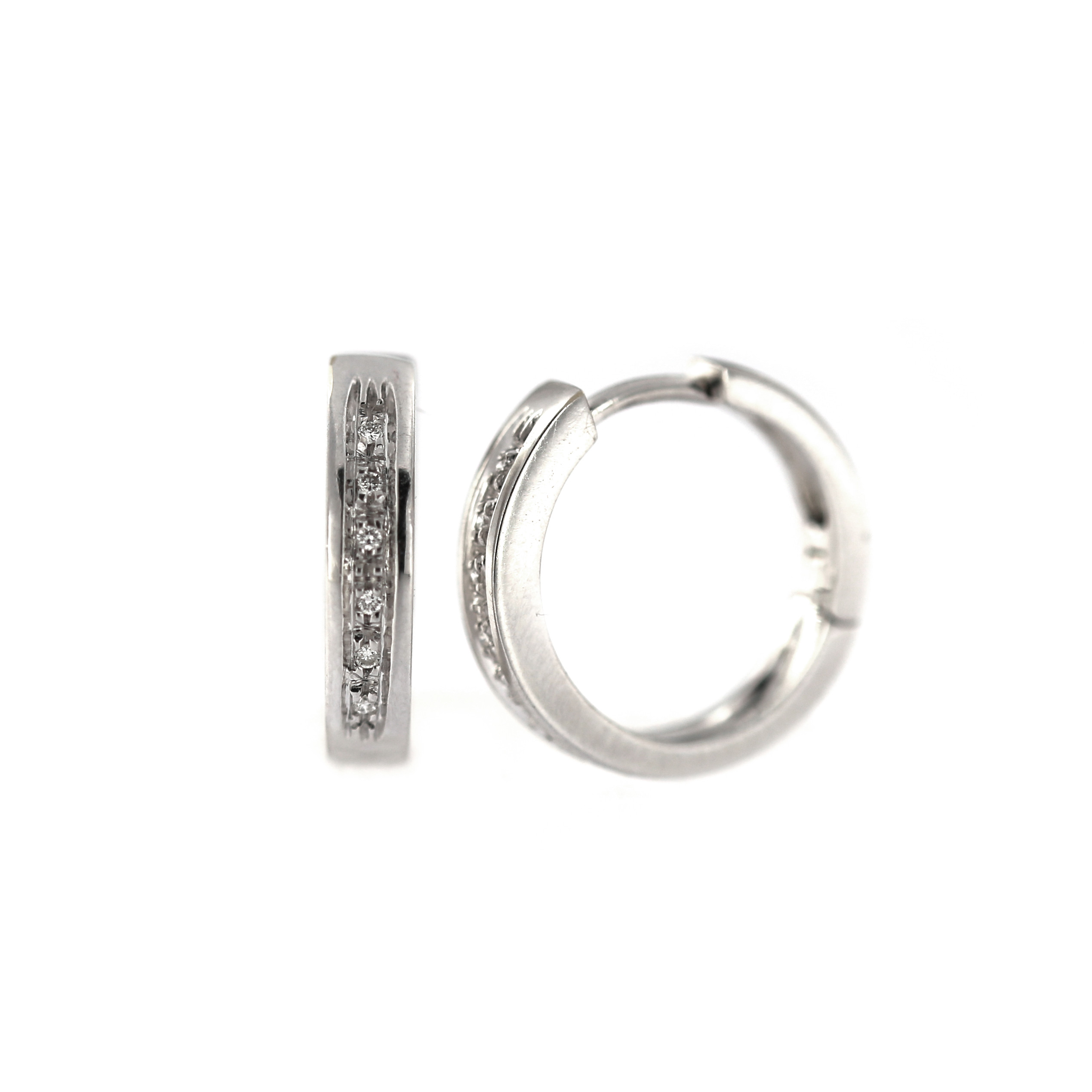 White gold diamond earrings BBBR05-01-01