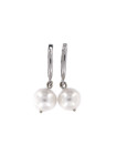 White gold pearl earrings BBP01-01-01