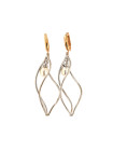 White gold pearl earrings BBP01-03-01