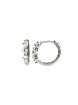 White gold pearl earrings BBR01-01-03