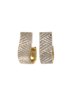 Balto aukso auskarai BBR01-04-01